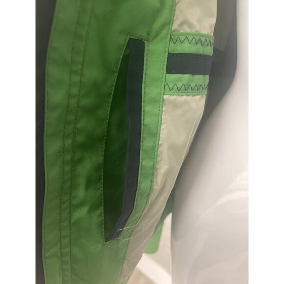 Weather Tamer Women Green Removable Hooded Wind Breaker Rain Jacket Size S - Picture 12 of 16